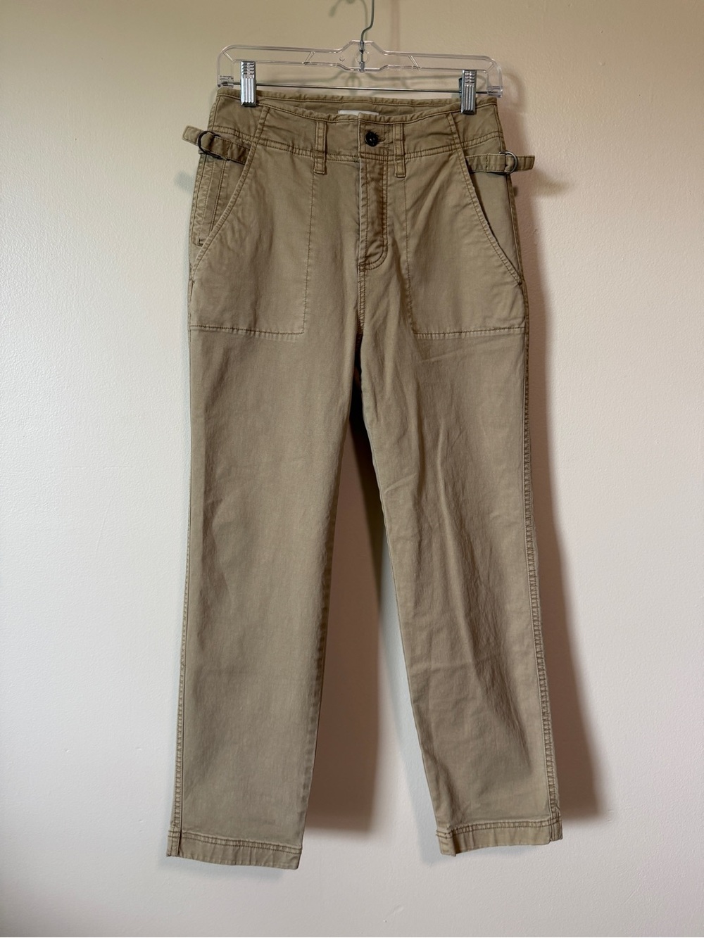 Rowan Jalen Utility Trouser Size Cinch High Waisted Tapered Leg 28 Sand Dune — image 4 of 8